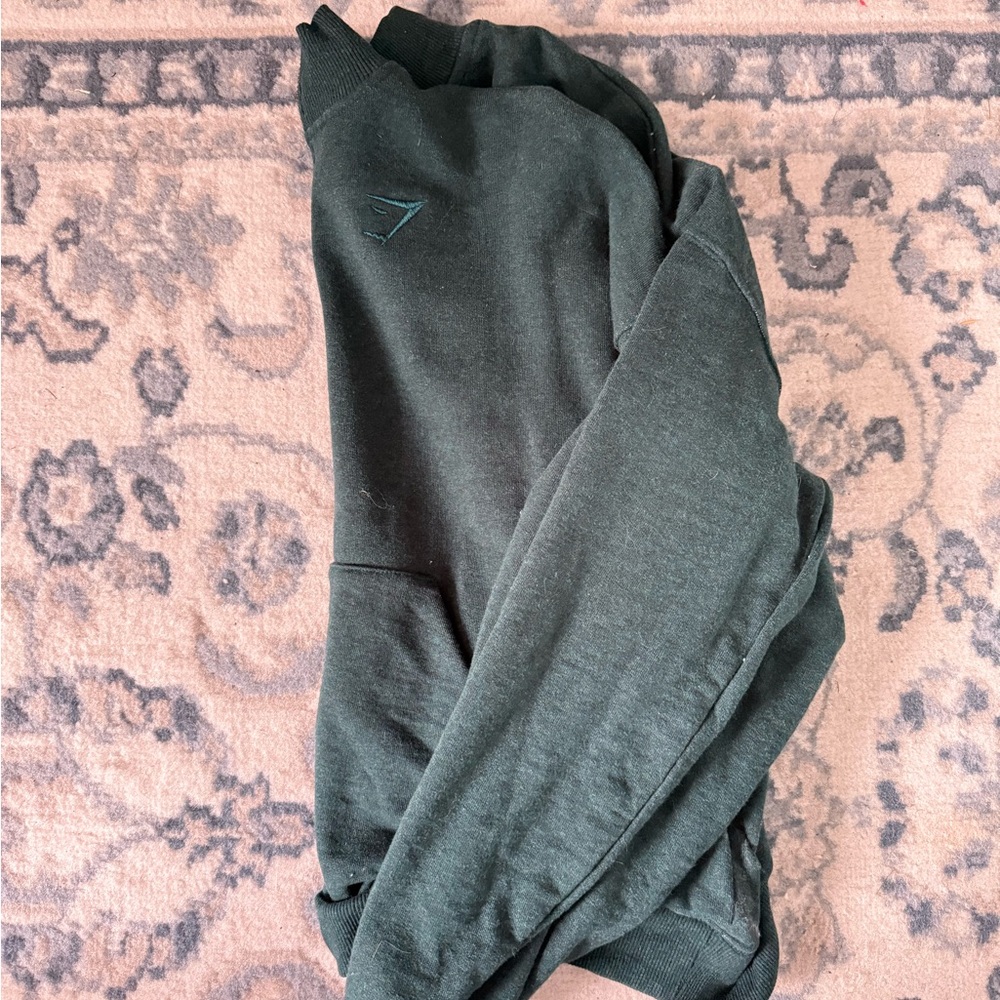 Gymshark Men's Dark Green Crewneck Sweater